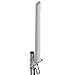 Poynting OMNI-600 Omni-Directional, 2X2 MIMO LTE 410 – 3800 MHz, 6.2dBi Antenna, SMA (m) - 16ft - - White