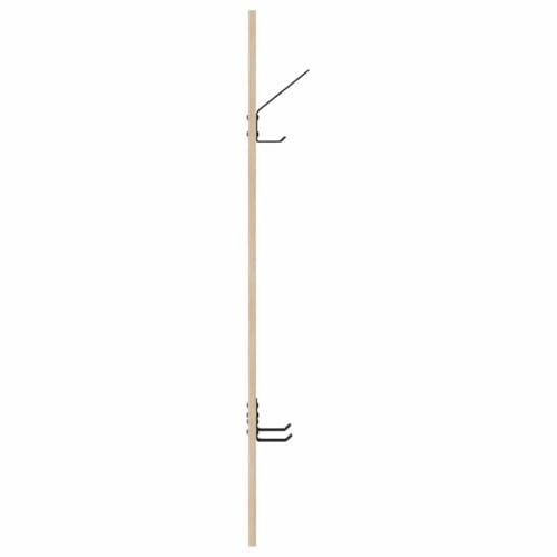 Perchero de pared estable de madera moderna fácil de limpiar 7