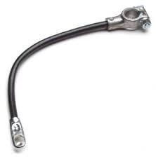 Sherco-Auto Black 12" Inch 4 Gauge Top Post Battery Cable - Made in USA