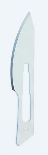 Lames de scalpel EKS Figue. 24 boîte de 100 pièces en acier premium
