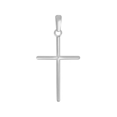 10k Gold Simple Cross Christian Pendant For Women Gift For Her Cross Christian Pendant Necklace Religious Jewelry MADE IN USA2