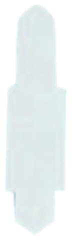 Preisvergleich Produktbild ELBA Signal, PVC, zum Stecken, 15 x 55 mm, weiß (100 Stück), Sie erhalten 1 Packung á 100 Stück