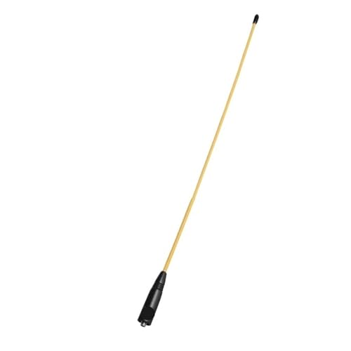 Generic �g���C�o���h NA771 �A���e�i SMA-���X �f���A���o���h 220-260MHz 136-174MHz 400-520MHz �K��Baofeng UV22 Quansheng �g�����V�[�o�[�A�N�Z�T���[��(1-Yellow)