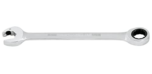 KRAFTWERK 3401-19 - Ratchet Combination Wrench D-CLICKRAFT 19 mm, Silver