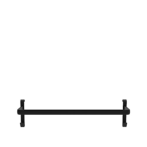 CREATE/Estante Negro con Ganchos para toallero/Estante supletorio, Permite Colgar y Las Toallas.