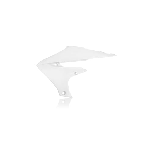 Spoiler radiateur YZF450 18 blanc plastique ultra résistant