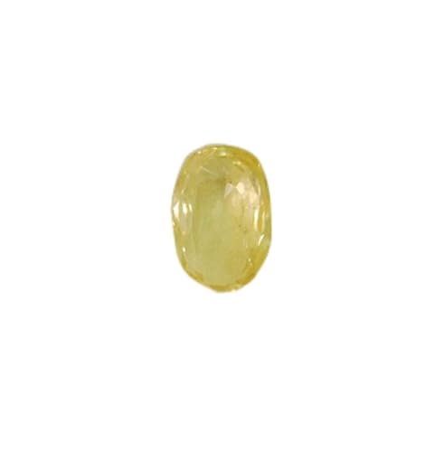 Saphir jaune non chauffé certifié, la pierre précieuse pure de 9,92 carats