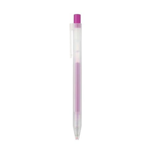 Set de 3 bolígrafos gel retractiles MUJI multicolor 0.5mm miniatura 2