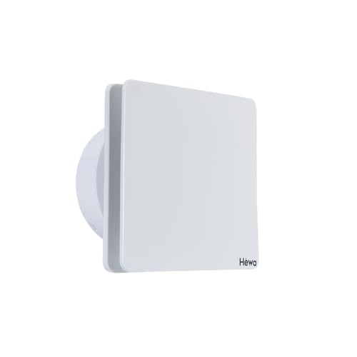 HEWA Casa BLDC 6 inch 150mm (round) High Speed 6 Watt Copper Exhaust fan for Bathroom Kitchen Office with Bird Guard (White)