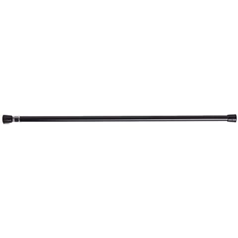 Rod Desyne SPT-R-18-2 7/16" Round Spring Tension Rod 18"-28", Black, 18-28" Cover