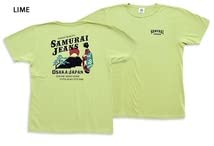 Amazon.co.jp: 半袖Tシャツ(SJST20-108)サムライジーンズ ライム