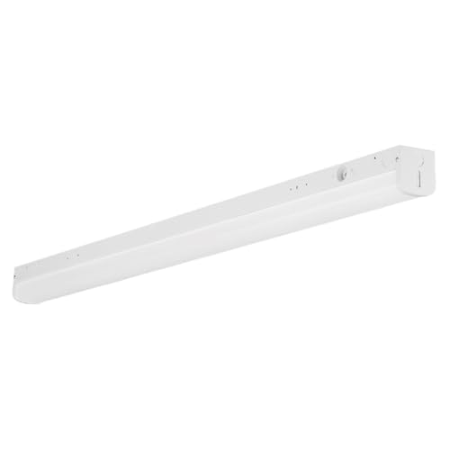 LEDVANCE 4ft Dual Selectable LED Strip Luminaire, 22/35/45/55W, 3 CCT Select 3500/4000/5000K, 2860/4500/5850/7150 LMS, Dimmable - 1 Pack (63786)