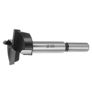 #US 36mm (1-7/16") Forstner Bit Opener for Wooorking Drilling Tipped Black