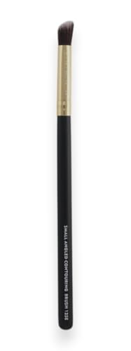 F.A.R.A.H® Small Angled Contouring Brush 125E – Black | Vegan, Precision Face Brush for Contouring & Blending