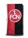 Produktbild 1. FC Nürnberg FCN Hissfahne Fahne 75cm x 150cm rot-schwarz