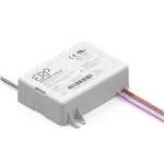 ERP PowerESP040W-0900-42 CC LED Power Supply 120-277 Vac, 87% eff, Rectangular Plastic Case, Forward/Reverse Phase & 0-10V dimming, 1-100% dim Range, 37.8 W max, 900 mA Iout, 24-42V Vout