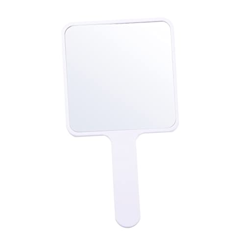 IWOWHERO Handheld Makeup Mirror with Comfortable Handle Portable Cosmetic Mirror for Travel for Barbers Salon and Makeup Artists Lightweight Design for Easy Carrying