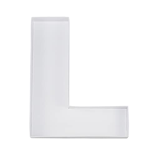 WENPACK 30.5cm Fillable Cardboard Letter Shaped Box Clear Cover Sweets Charcuterie Grazing Packaging (L) - Image 3