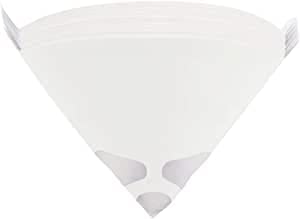 50 Pieces Paint Filter Paint Strainer Cone Paint Filter 190 Micron Paint Strainer Paper Cone Paint Filter Paper Paint Strainer Cone Paint Filter Screen with Fine Nylon Mesh, White