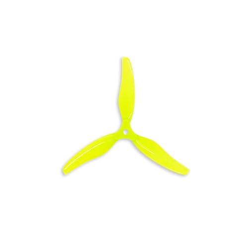 Hélice pliante 6030 jaune pour filmer en drone FPV dans les forêts denses