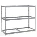 Global Industrial Wide Span Rack with 3 Shelves No Deck, 1200 Lb Capacity Per Level, 60