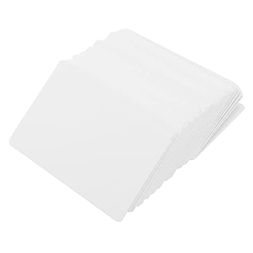 Sueooudh Cartón vacío Papel Mensaje Tarjeta Tarjetas de Visita Tarjeta de Palabra DIY Día Regalo Tarjeta 100 Unidades ()