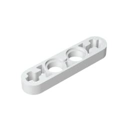32449 Technic Beam 1X4 Thin 50 Pieces High-Precision MOC Building Bricks Replacement Parts Compatible with Lego bricks GDS-690 Milky White โ image 1