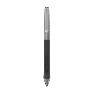 HUION Bolígrafo Digital PW110, PenTech 3.0 Bolígrafo sin Batería, con Agarre de Silicona Antideslizante, 2 Botones Programables, 8192 Niveles de Sensibilidad, para Tableta Inspiroy 2, Negro