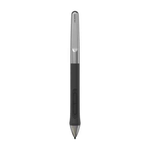HUION Bolígrafo Digital PW110, PenTech 3.0 Bolígrafo sin Batería, con Agarre de Silicona Antideslizante, 2 Botones Programables, 8192 Niveles de Sensibilidad, para Tableta Inspiroy 2, Negro