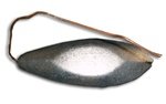 Zinc Anode Hang Overboard w/Copper Wire 2.6 inches X 7.25 inches abut 1.4 pounds
