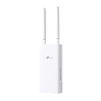 TP-Link TL-MR110-Outdoor 4G LTE Router, WLAN Router SIM Karte, 4G Cat 4 bis zu 150 Mbit/s, 2,4 GHz WLAN bis 300 Mbit/s, PoE/DC-Stromversorgung, IP65, Betriebstemperatur -30℃ bis +60℃ – Ansicht 1