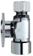 0.5 x 0.25 in. Turn Straight Quarter Shut-Off Valve