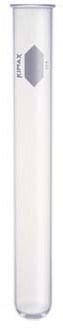 Kimax 45042-16150 KG-33 Borosilicate Glass 24mL Test Tube with Lip and Marking Spot, Clear (Pack of 72)