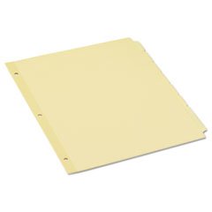 Intercalaires self-tab Universel Economy classement classeur A4 carte blanche