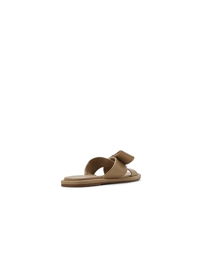 Image of Ted Baker Women's Spencer Leather Cross-Strap Bow Slide