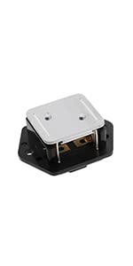 Image of ACROPIX HVAC Blower Motor Resistor Replacement Fit for Isuzu Amigo - Pack of 1 Silver Tone Black