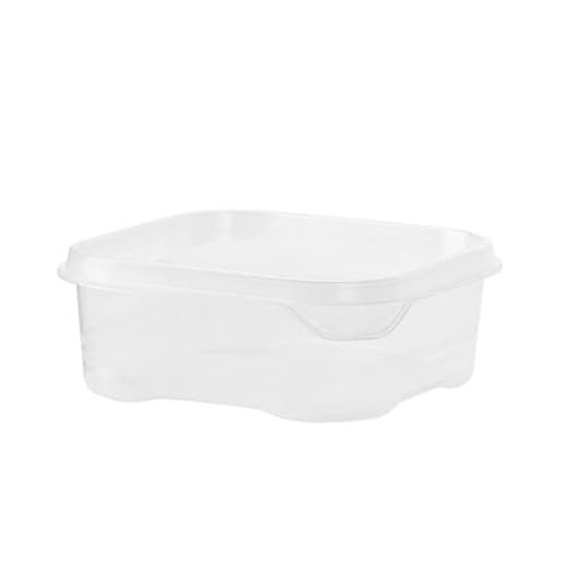 SFNTION Congelador Caja de Almacenamiento de Carne Ahorro de Espacio de Plástico Organizador de Conservación de Carne Congelada Ahorrador para Cocina