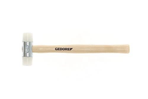 GEDORE Nylonhammer mit Holzgriff, Lederhammer, Ø 27 mm, Hammer mit Eschenstiel, Werkzeug, geschmiedet, 225 E-27 – Ansicht 5