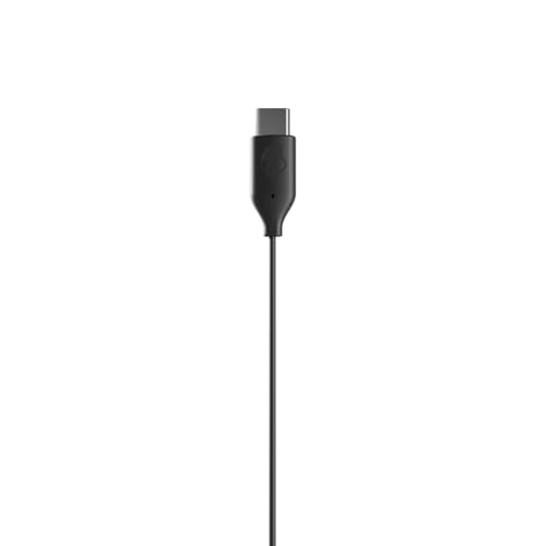 Skullcandy Jib USB-C in-Ear Earbuds with Noise Isolation, Enhanced Audio Drivers, Microphone, Call and Track Control, Detachable Cable, Compatible with Smartphones and Laptops – Black