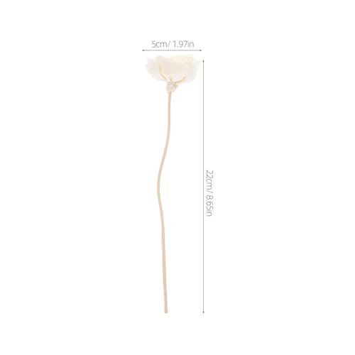Set 2 piezas difusor de flores rattan con aroma floral miniatura 2