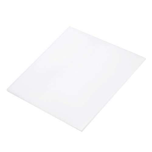 Image of DMiotech 8 x 8 x 0.15 Inch Plastic UHMW Sheets, Ultra High Molecular Weight Polyethylene, Opaque White Polyethylene Board for Automotive, Chemical, Manufacturing, DIY Home Kitchen