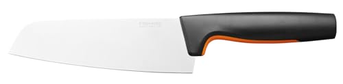 Fiskars Santoku Kochmesser, Functional Form, Gesamtlänge: 29 cm, Japanischer Edelstahl/Kunststoff, 1057536, Schwarz / Orange Fiskars Santoku Kochmesser, Functional Form, Gesamtlänge: 29 cm, Japanischer Edelstahl/Kunststoff, 1057536, Schwarz / Orange
