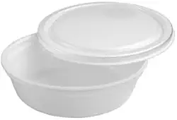 Embalagem De Marmitex Isopor C/Tampa 750 Ml Com 50 ou 25 Unidades (750 ml kit com 50 unidades)