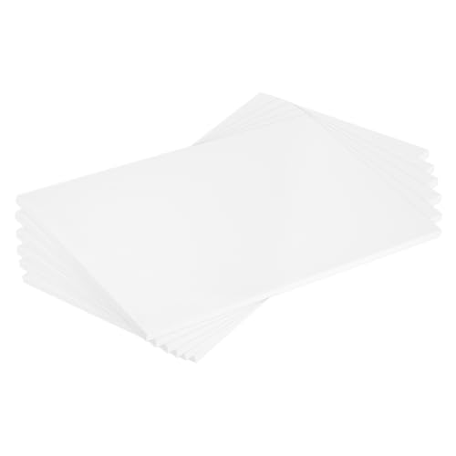MECCANIXITY ABS Plastic Sheet 10 Inch x 6 Inch x 0.2 Inch ABS Styrene Sheets for Building Model DIY Crafts Panel White 6 Pcs