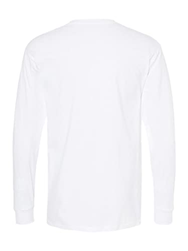 M&O - Gold Soft Touch Long Sleeve T-Shirt - 4820 - XL - White2