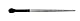 Daler Rowney Graduate Black Goat RND Wischmopp, 1,27 cm