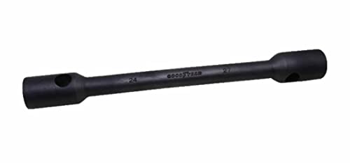 Goodyear Wheel Spanner 2 Way 16" (400 Mm), Rod Thickness 25 Mm, Fully Hardened & Tempered, Black Phosphate Finish (32x33mm)