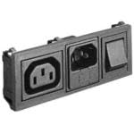 Bulgin Limited, BZH13/Z0000/78, Power Entry Module Unfiltered F/M 3/3 POS Switch ST 2 Port (7 Item/s)