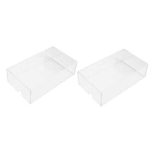 Protector de mouse visible y transparente SHINEOFI con fundas protectoras contra polvo de 2 unidades