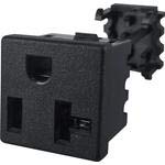 739W-X2/50, Conn NEMA 5-20R RCP 3 POS ST Panel Mount 3 Terminal 1 Port Bulk (25 Items)